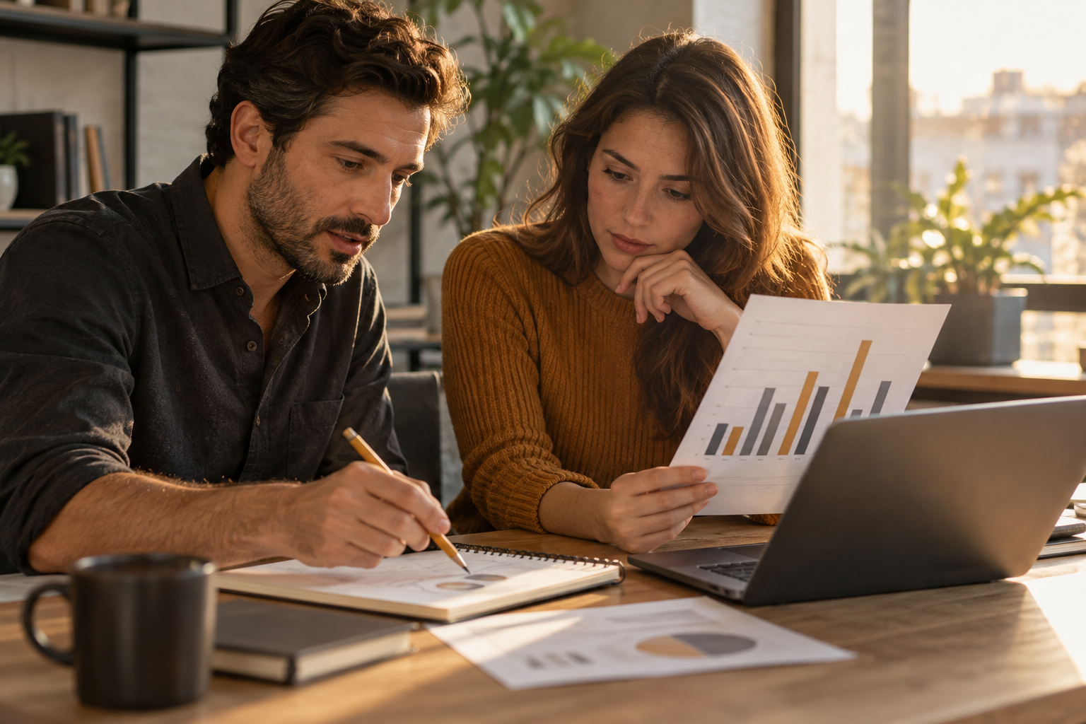 Escena ilustrativa de planificación de un modelo de datos